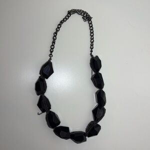 Black Geometric Necklace
